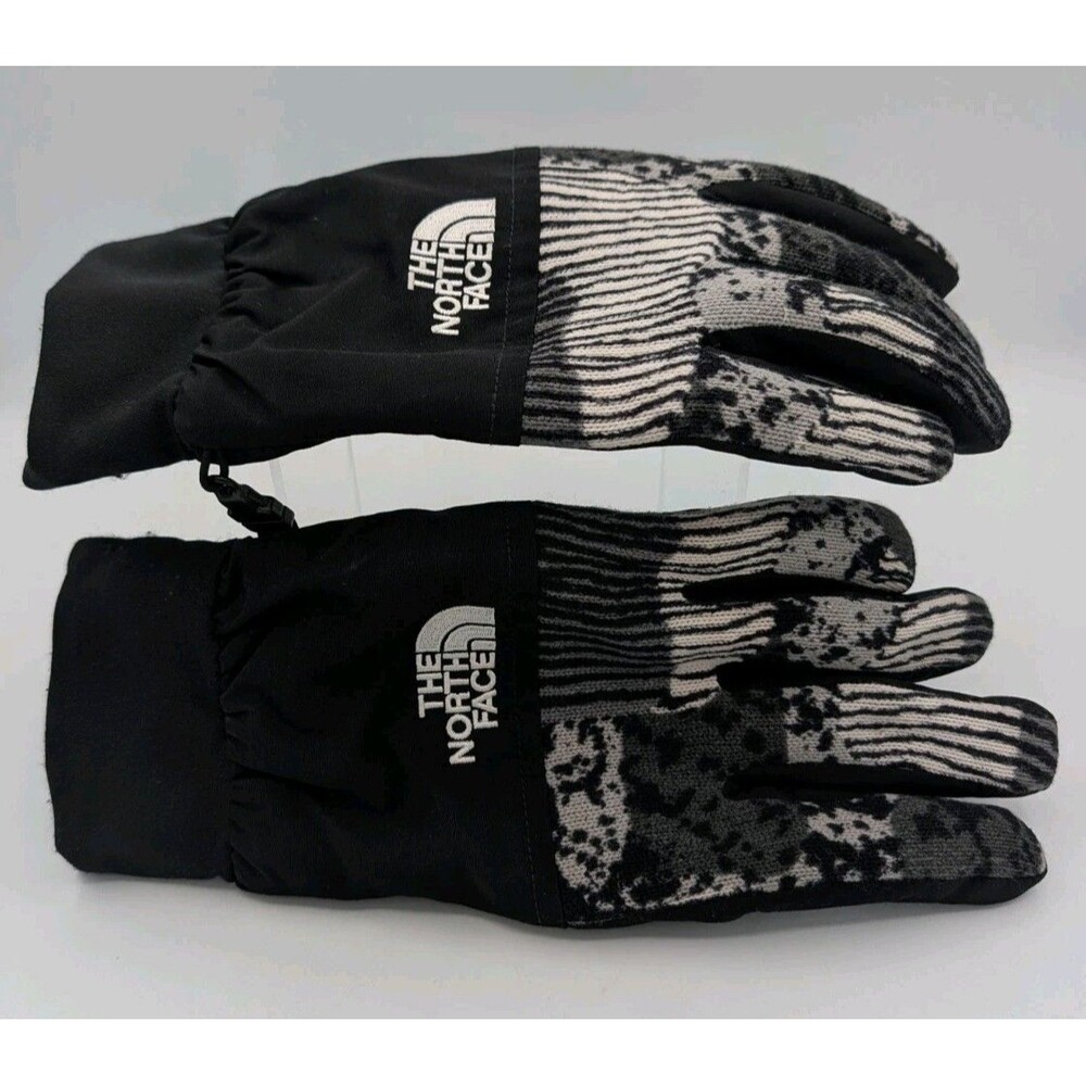 The North Face Front Range Gloves Mens XXL Black Leather Palm NF0A7WKV EUC